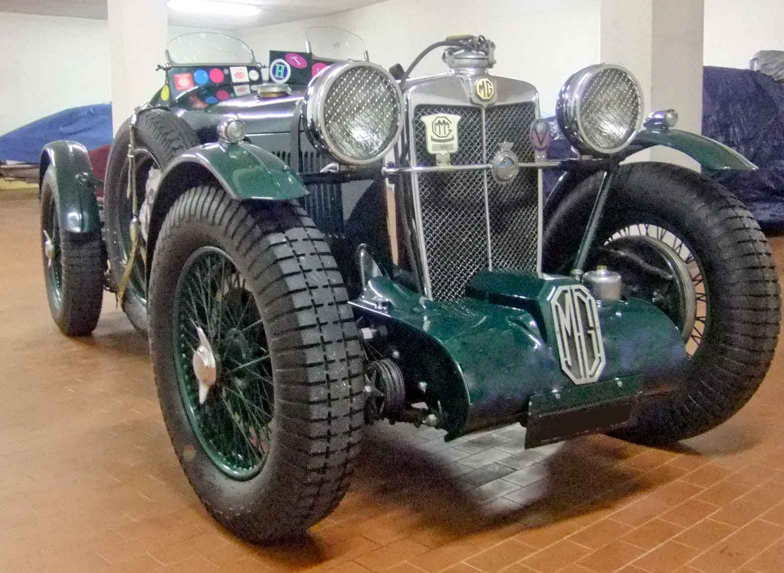 I Mezzi dei Soci M.G. CAR. COMPANY 1936