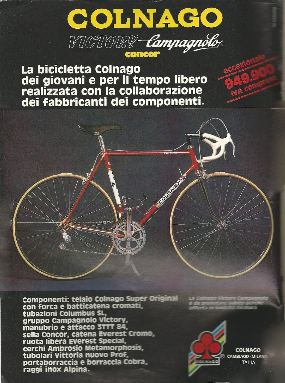 Fahrradsammlung unser Mitglieder Colnago flyer