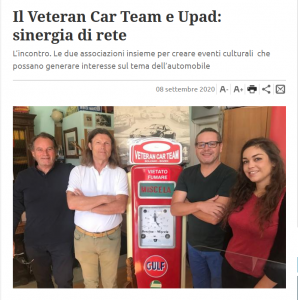 Veteran Car Team und Upad: Netzwerksynergie veteran e upad